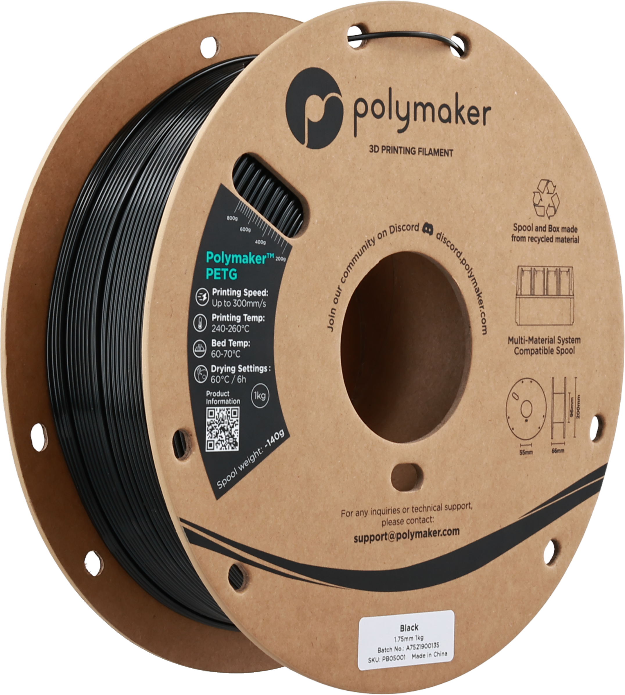 Polymaker PETG Black