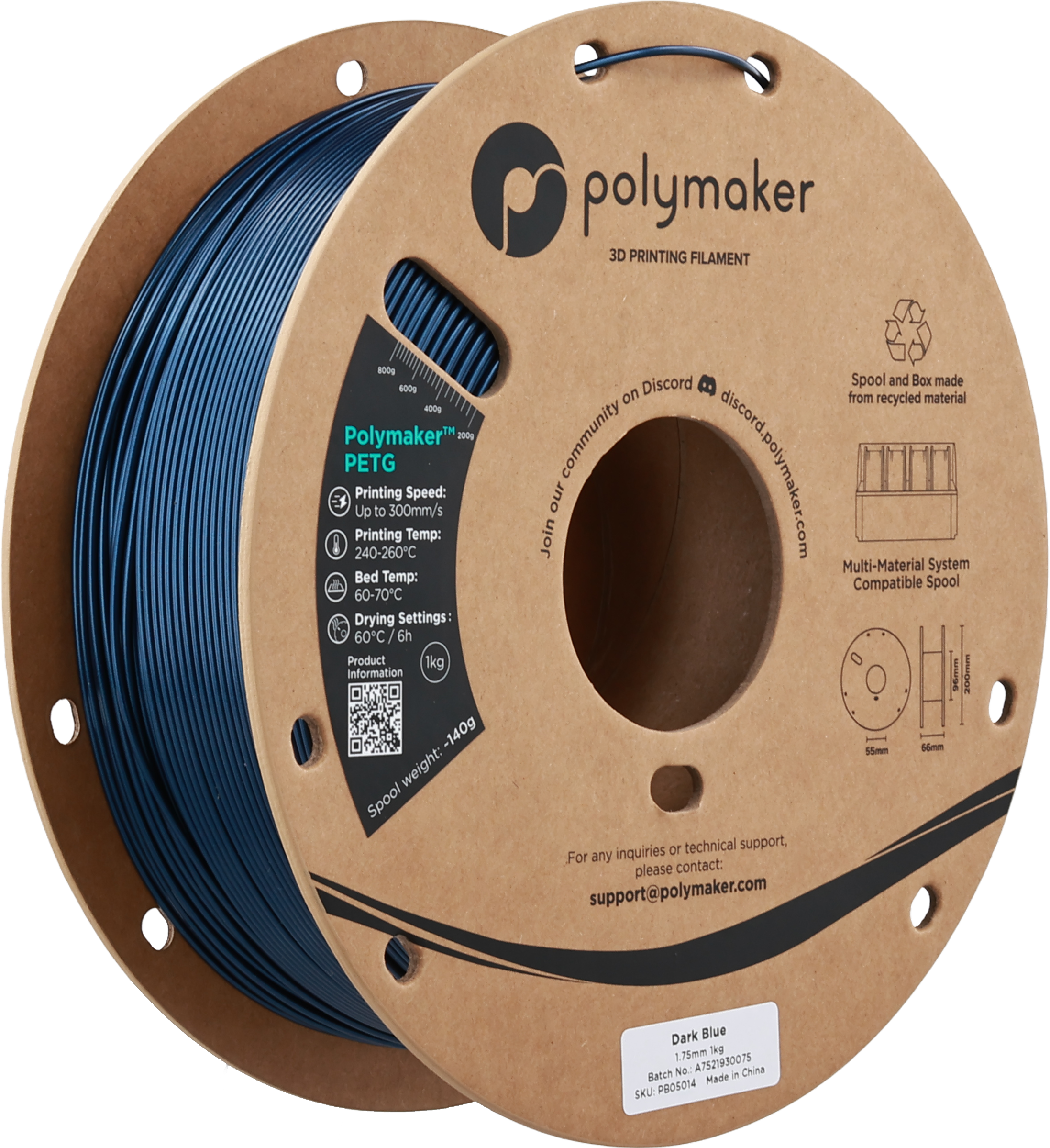 Polymaker PETG Dark Blue