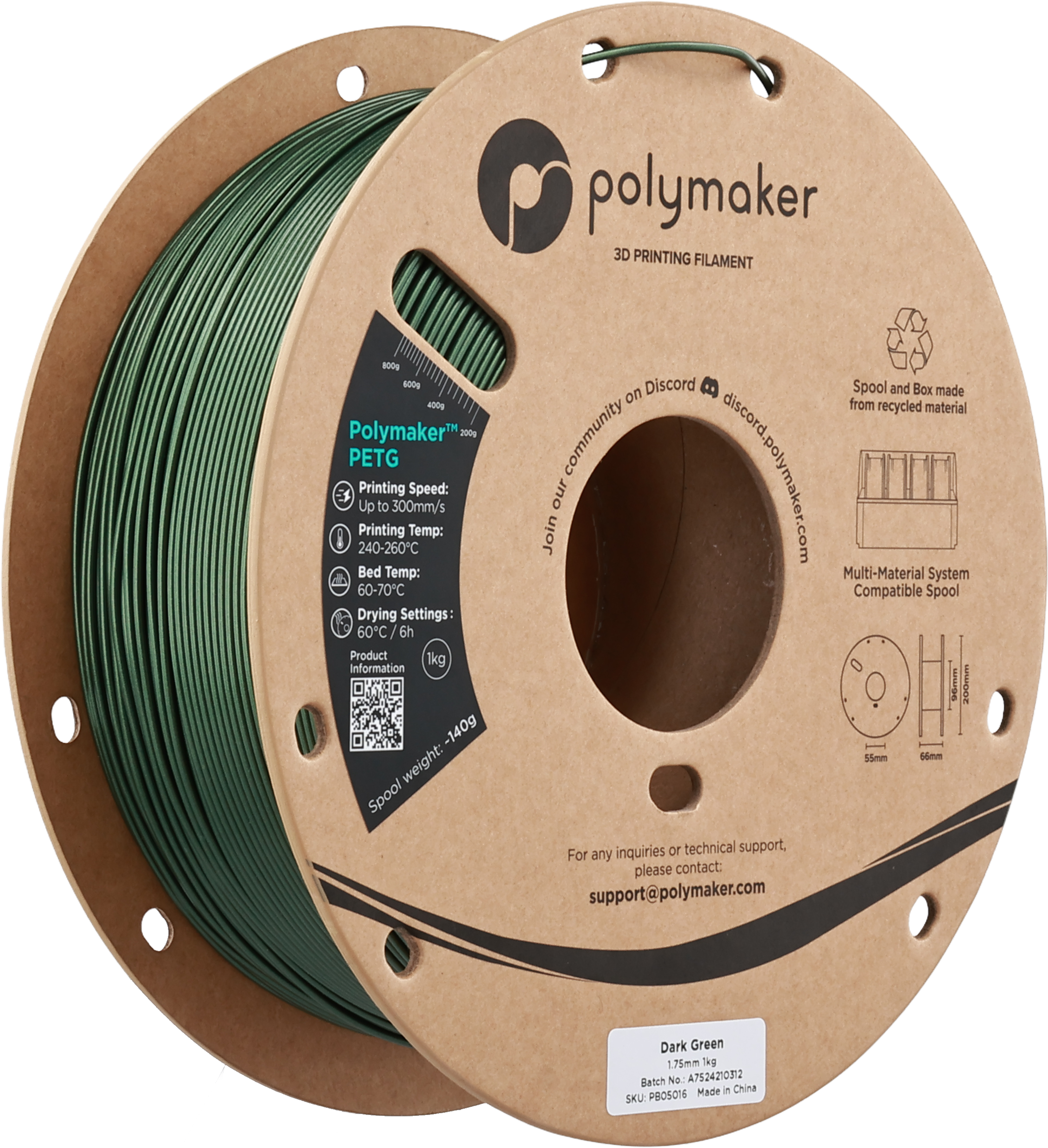 Polymaker PETG Dark Green