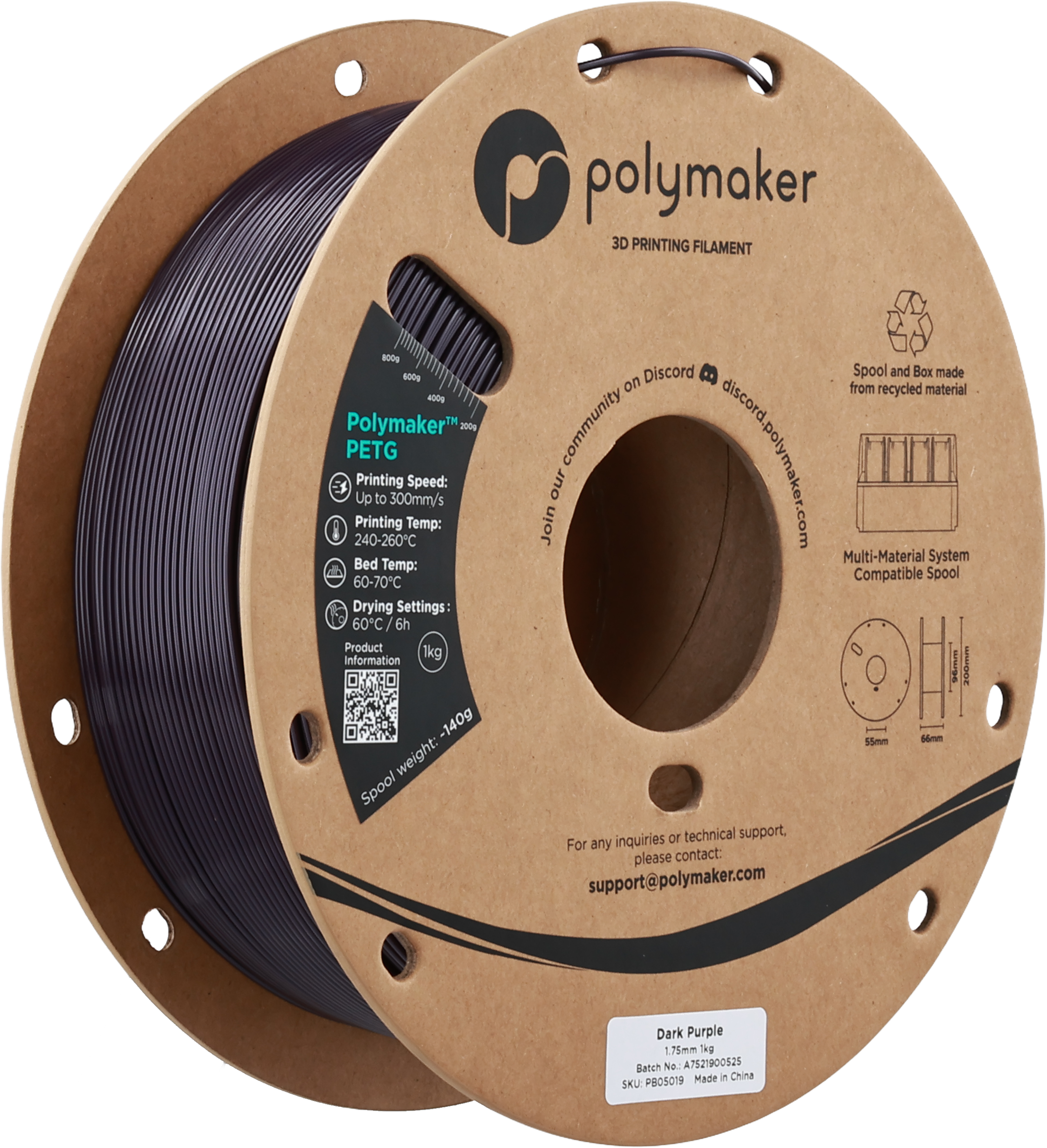 Polymaker PETG Dark Purple