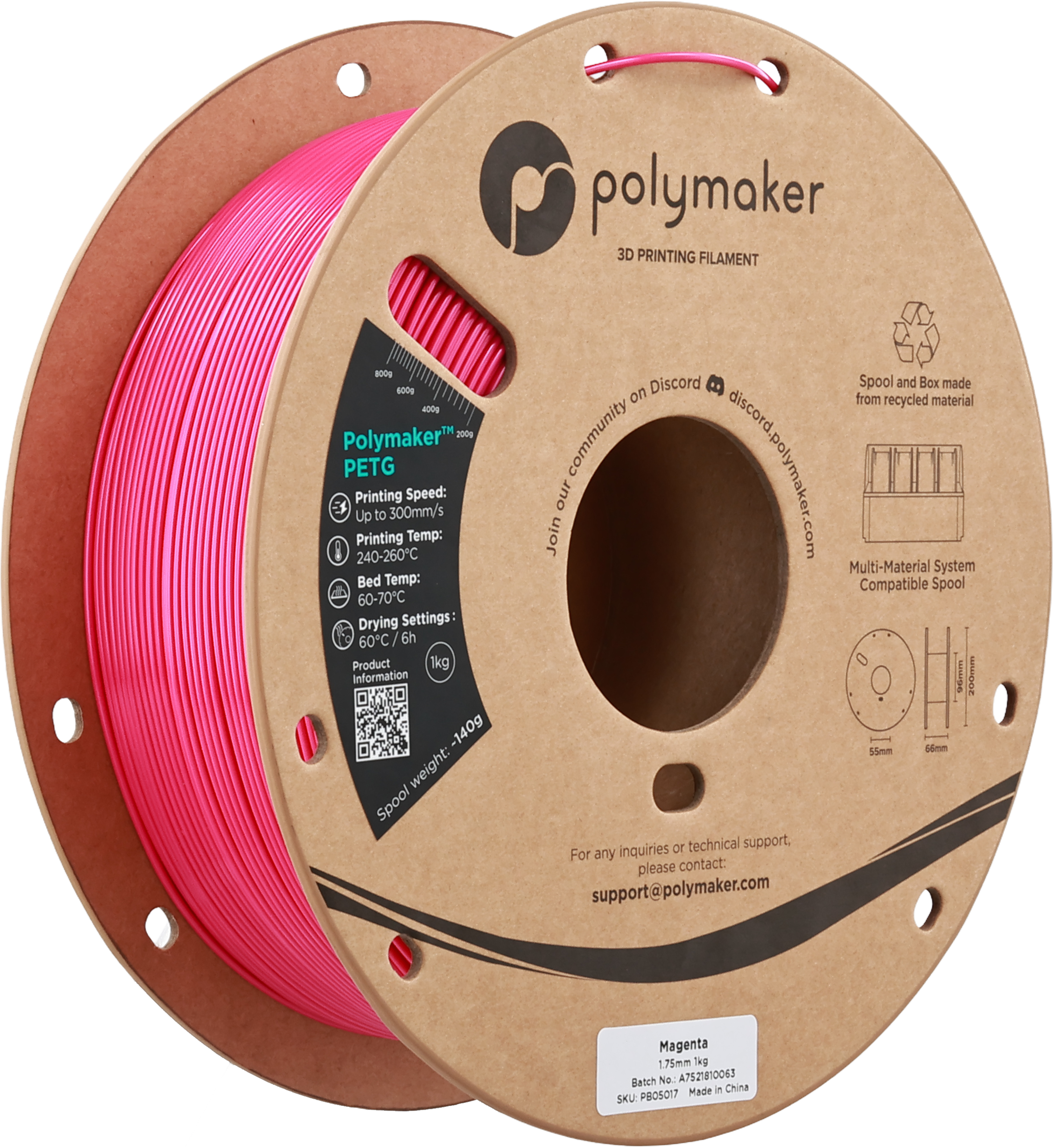 Polymaker PETG Magenta