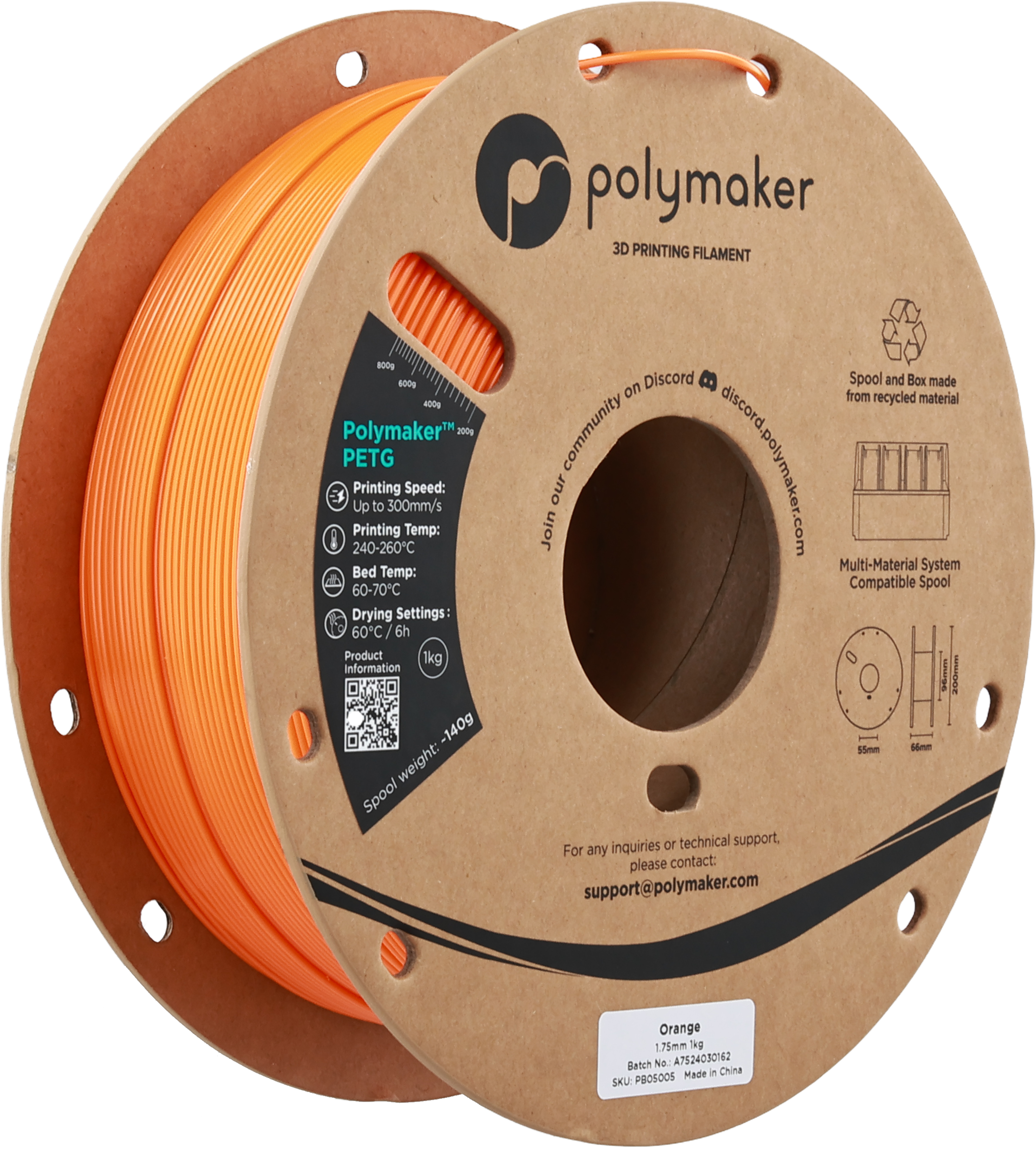Polymaker PETG Orange
