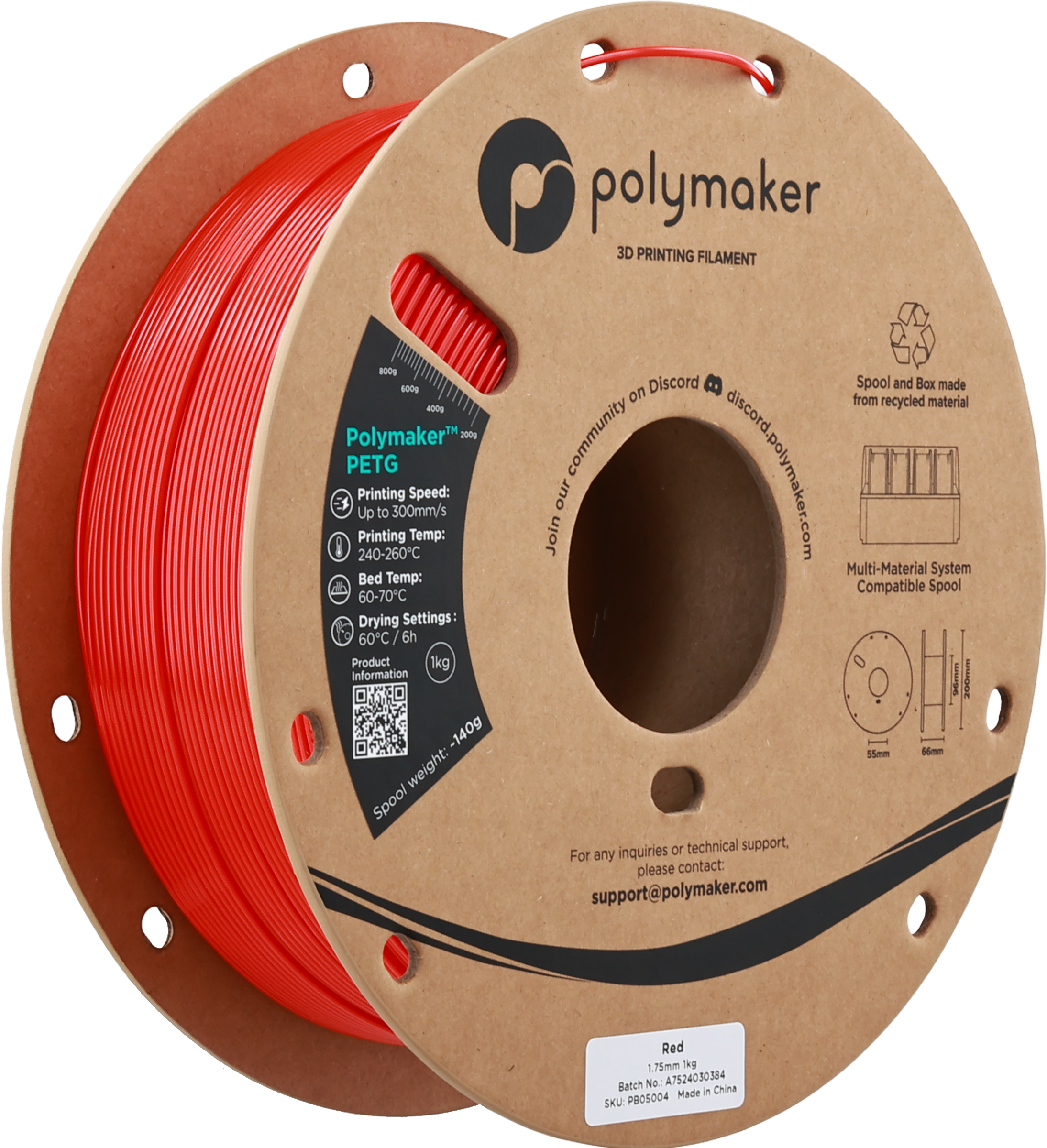 Polymaker PETG Red