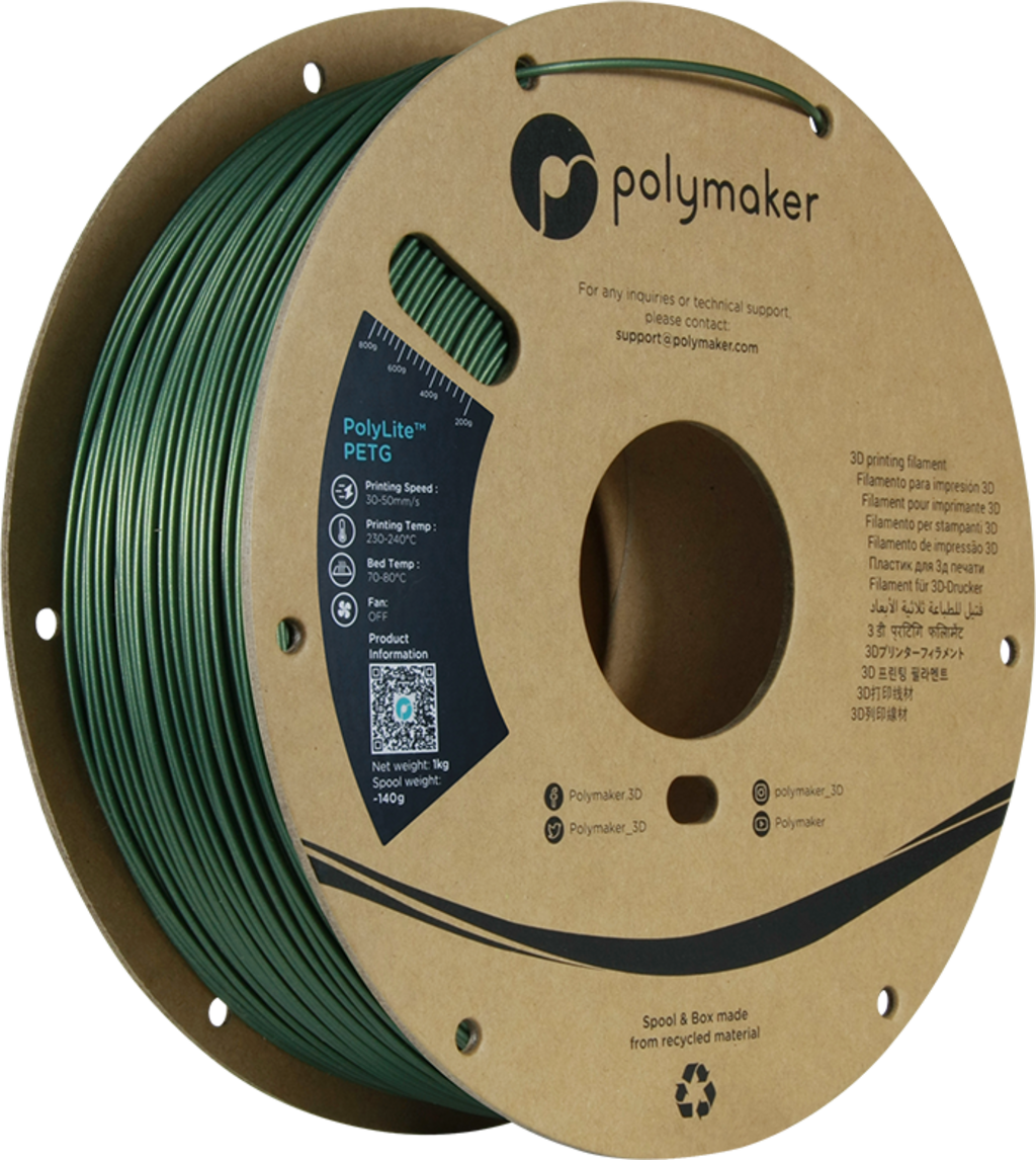 Polymaker PolyLite PETG Dark Green