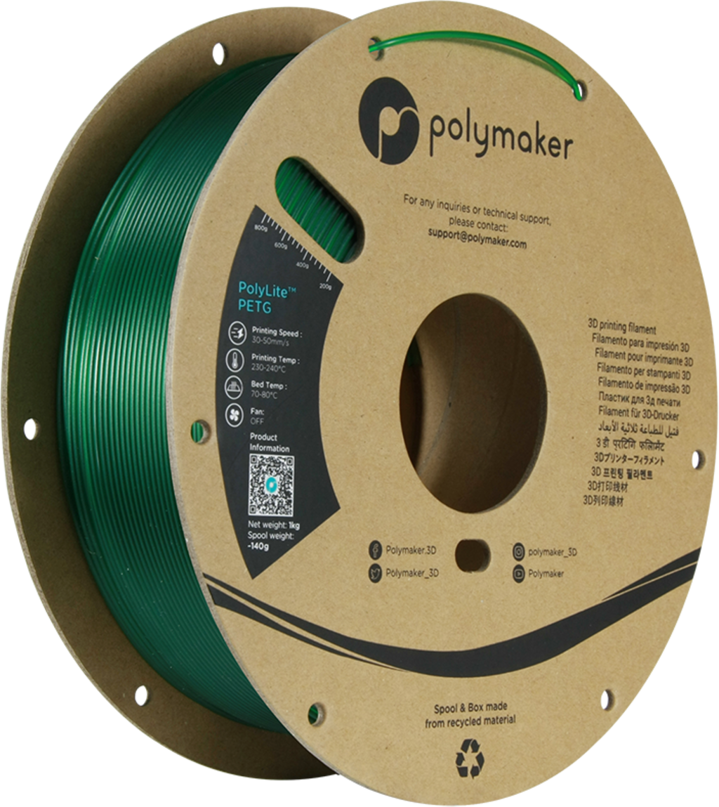 Polymaker PolyLite PETG Translucent Green