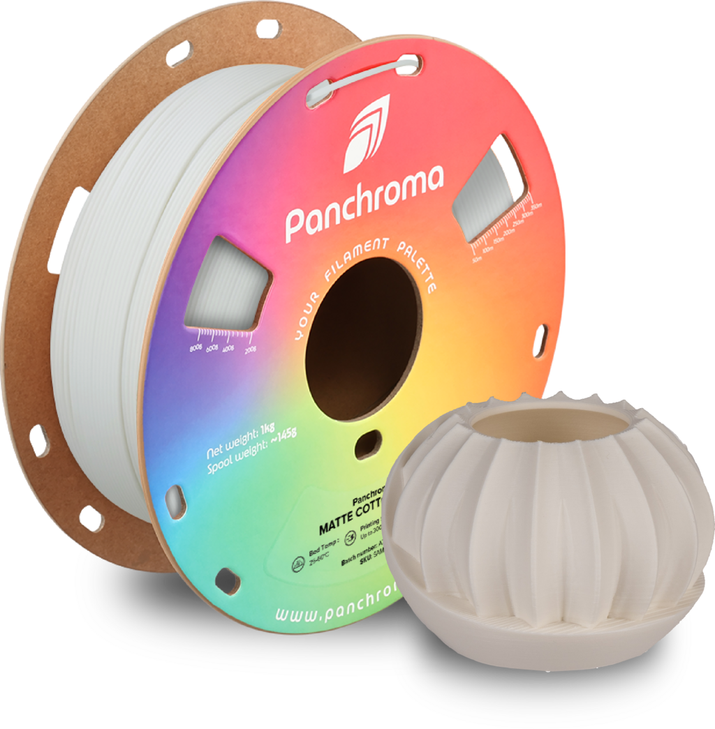 Polymaker Panchroma™ PLA Matte Cotton White