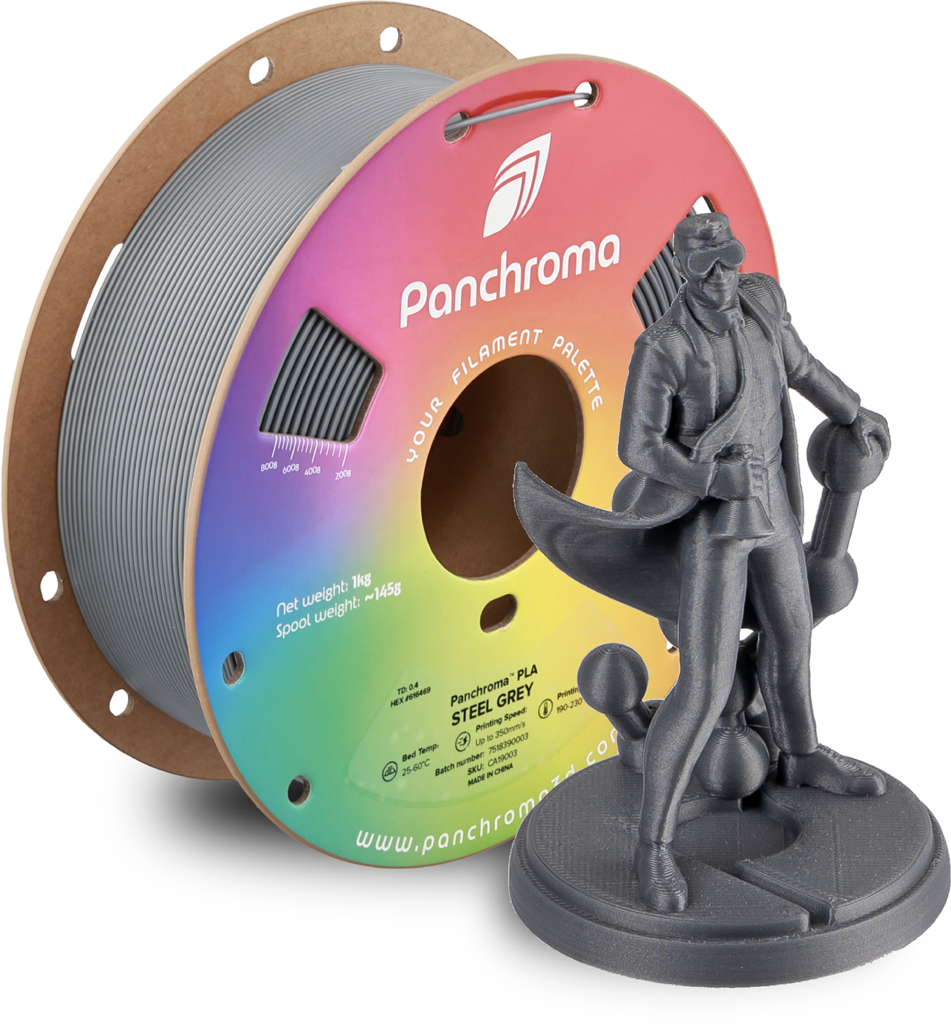 Polymaker Panchroma™ PLA Steel Grey