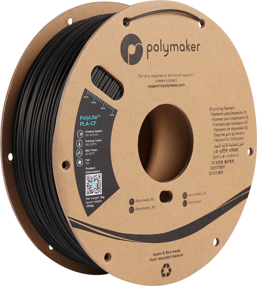 Polymaker PolyLite PLA-CF Black