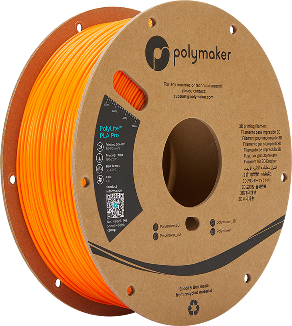 Polymaker PolyLite PLA PRO Orange