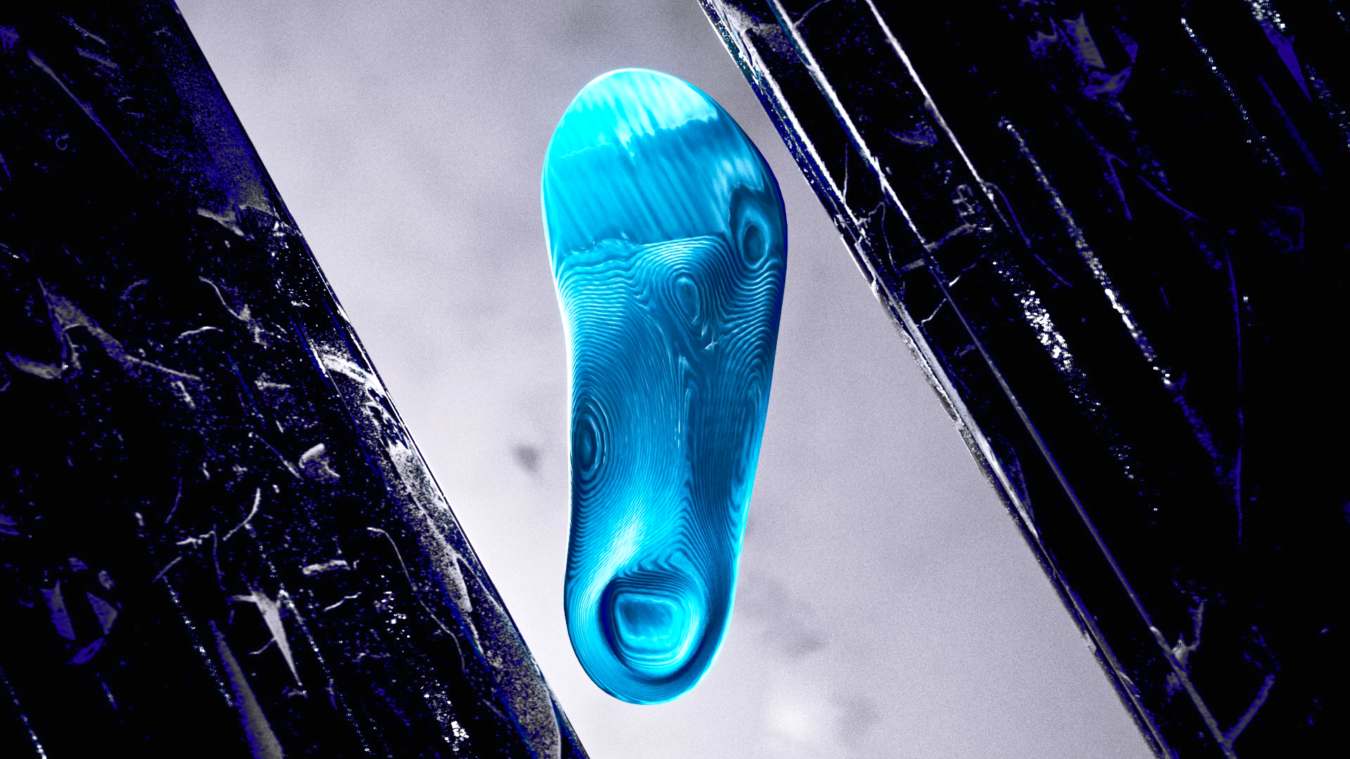 Custom insole — Blue